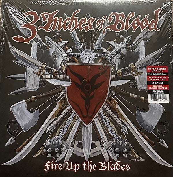 3 Inches Of Blood - Fire Up The Blades (LP, Album)