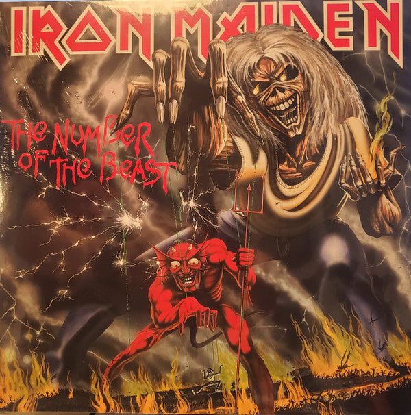 Iron Maiden - The Number Of The Beast (LP, Album, Reissue, Remastered)