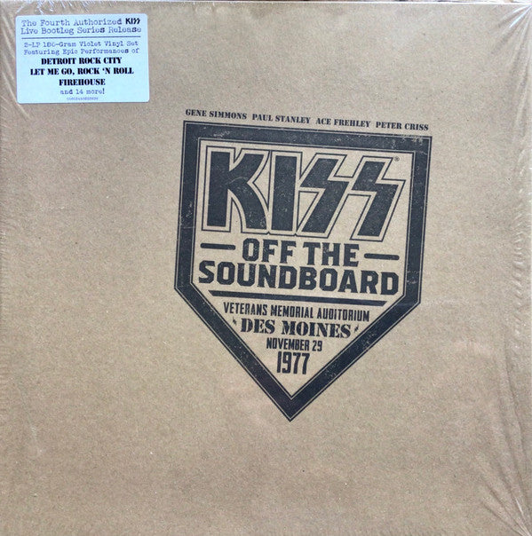 Kiss - Off The Soundboard Live in Des Moines November 29 1977 (LP)