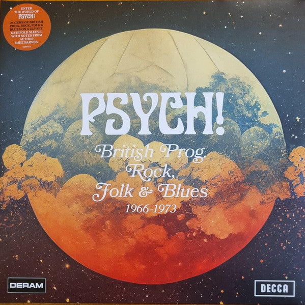 Various - Psych! British Prog, Rock, Folk & Blues 1966-1973 (LP, Compilation, Stereo)