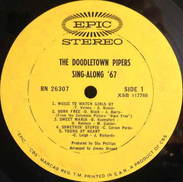 The Doodletown Pipers : Sing-Along '67 (LP, Album)