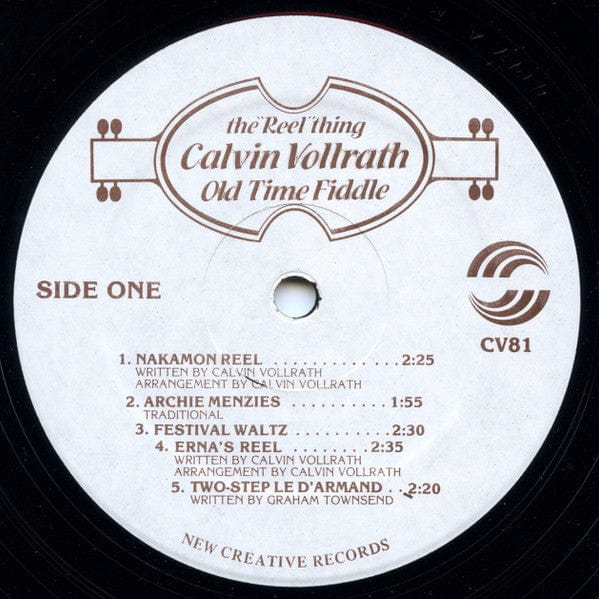Calvin Vollrath - The Reel Thing (LP, Album) - Funky Moose Records